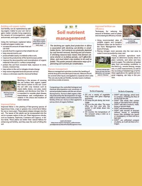 Soil Nutrient Management Soil Nutrient Management