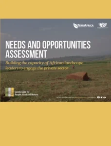 Needs and Opportunities Assessment Needs and Opportunities Assessment