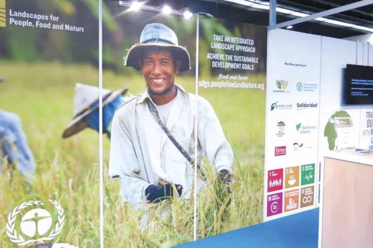 EcoAg stand at the Global Landscapes Forum COP21 EcoAg stand at the Global Landscapes Forum COP21