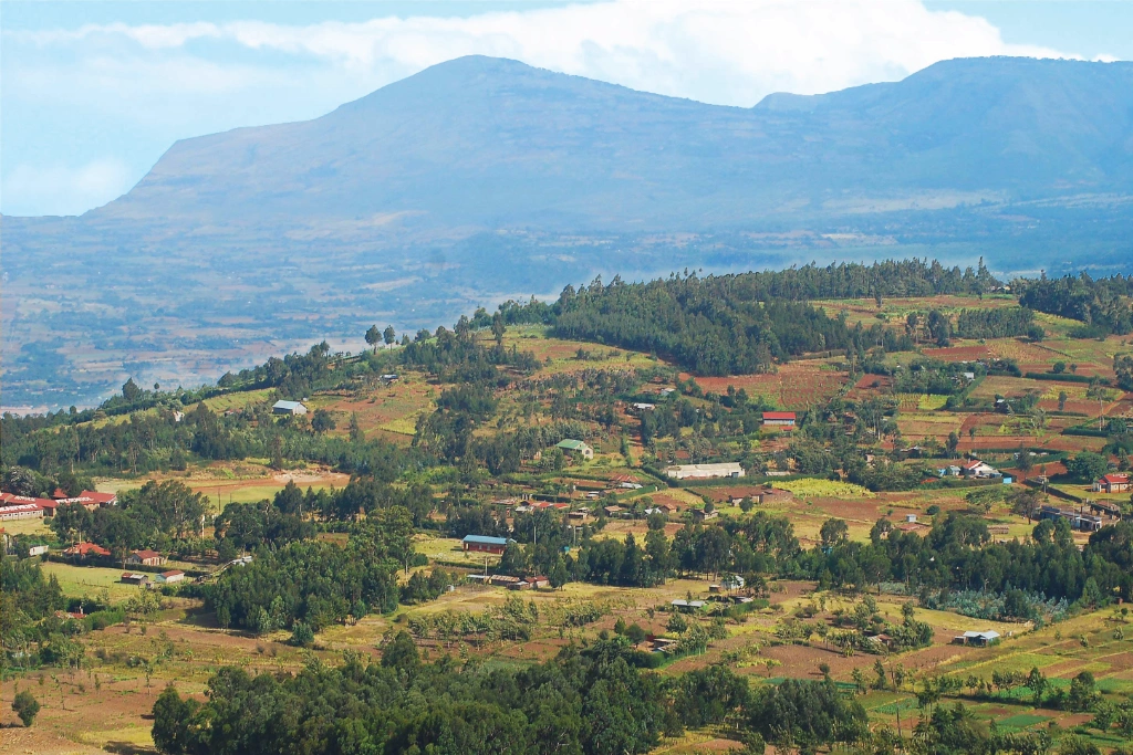 A section of the Great Rift Valley in Kenya