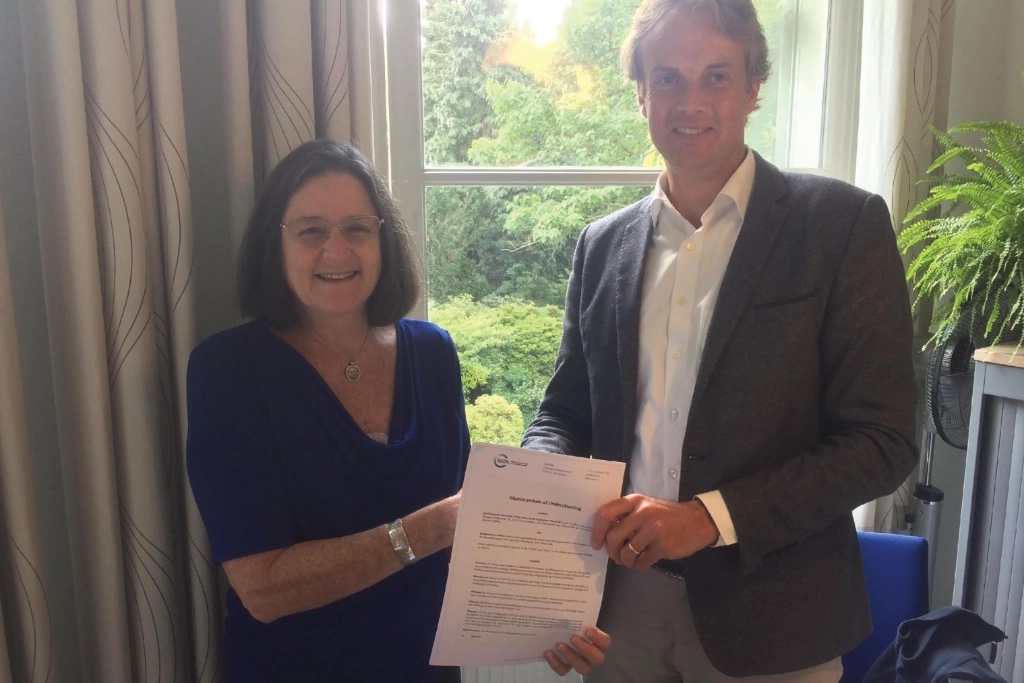 EcoAg and IUCN Netherlands representatives