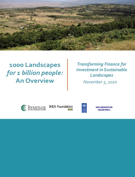 1000 Landscapes for 1 Billion People Overview 1000 Landscapes for 1 Billion People Overview