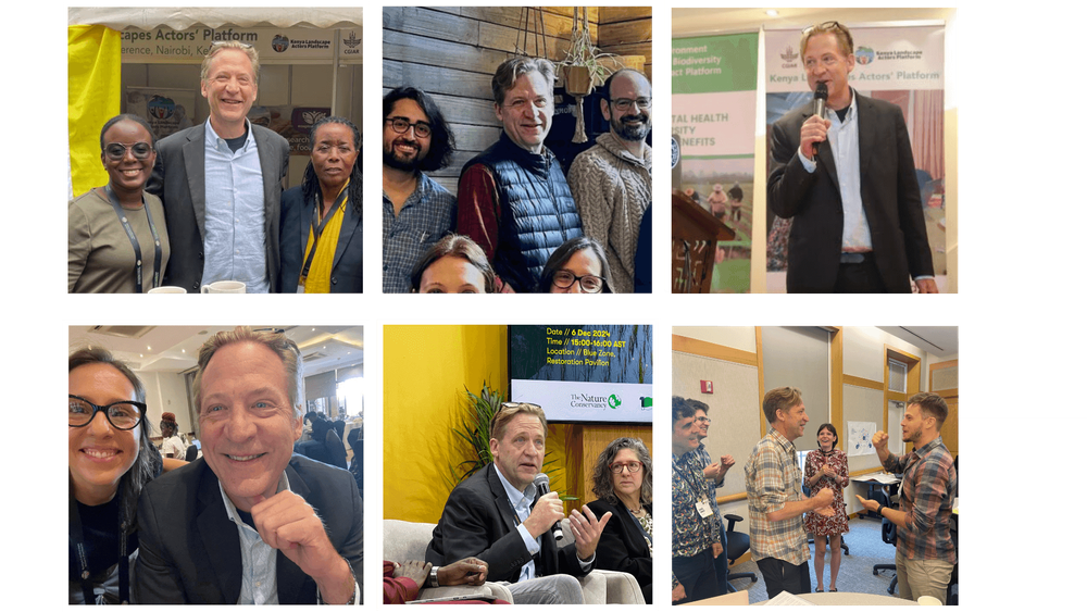 Collage of Tom Miewald with Colleagues
