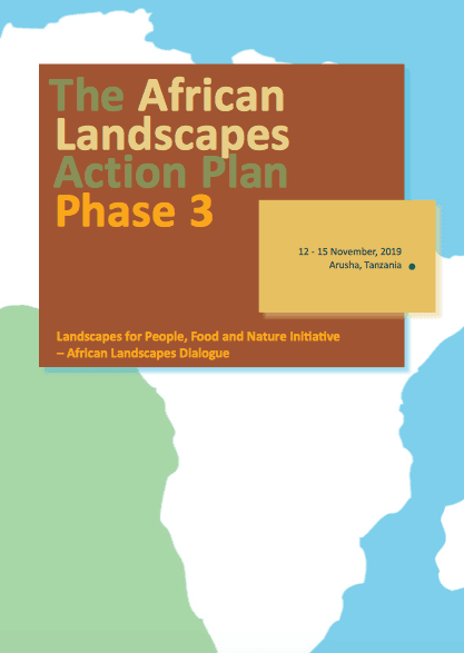 African Landscapes Action Plan Phase 3 African Landscapes Action Plan Phase 3