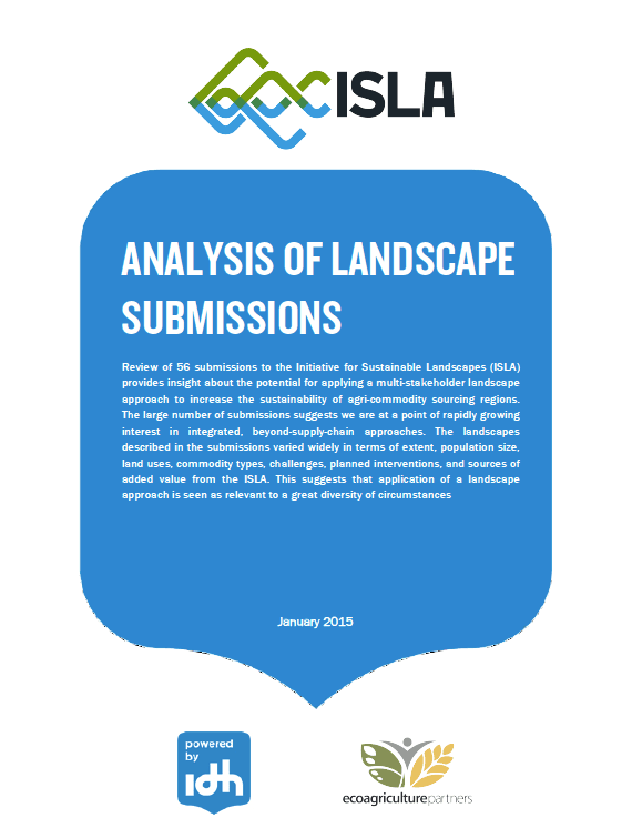Analysis of Landscape Submissions to the ISLA Program