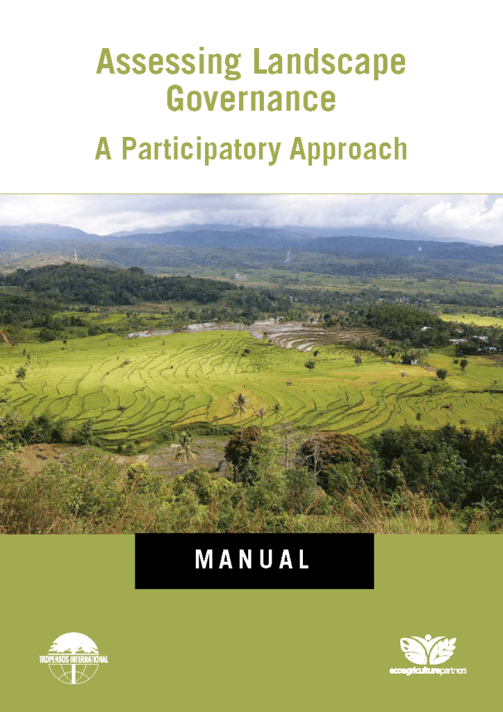 Assessing Landscape Governance A participatory approach