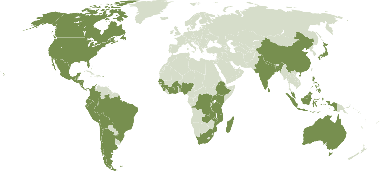 EcoAgriculture Partners' Footprint EcoAgriculture Partners' Footprint