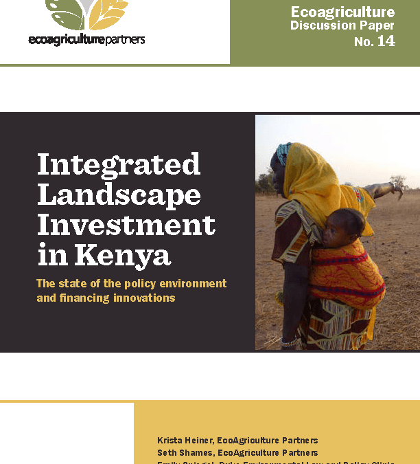 Integrated Landscape Investment in Kenya