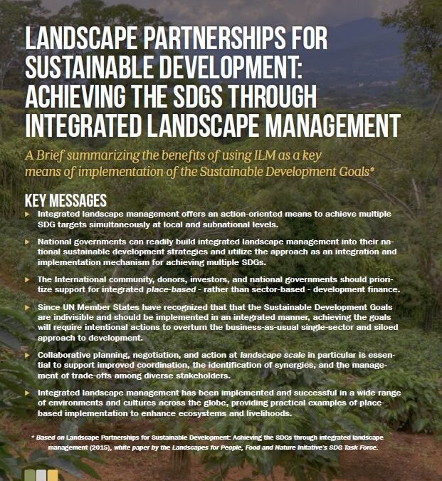 Landscape Partnerships for Sustainable Development