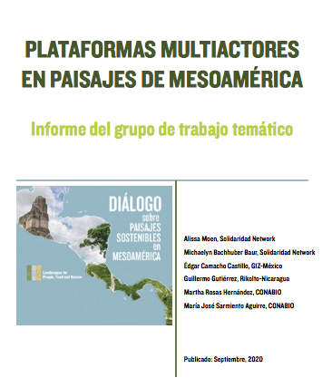 Plataformas Multiactores en Paisajes de Mesoamérica