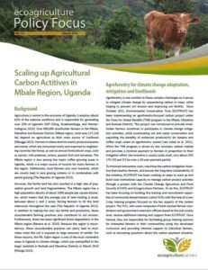 Scaling up Agricultural Carbon Activities in Mbale Region, Uganda