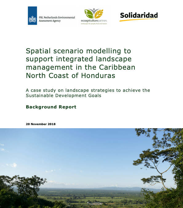 Spatial scenario modelling to support integrated landscape management in the Caribbean North Coast of Honduras