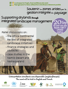 Supporting Drylands through Integrated Landscape Management