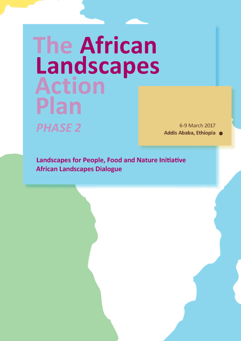 The African Landscapes Action Plan, Phase 2 The African Landscapes Action Plan, Phase 2
