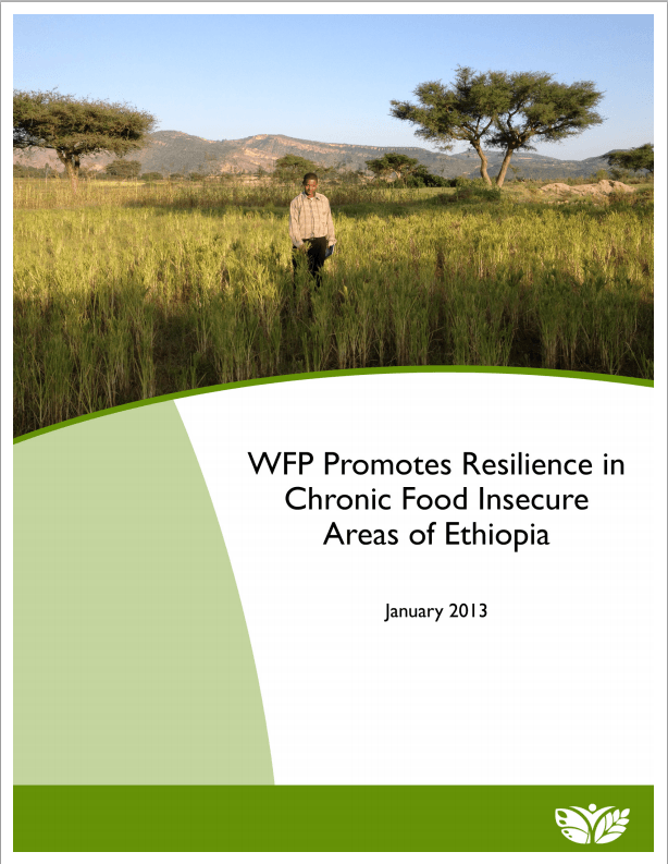 WFP Promotes Resilience in Chronic Food Insecure Areas of Ethiopia