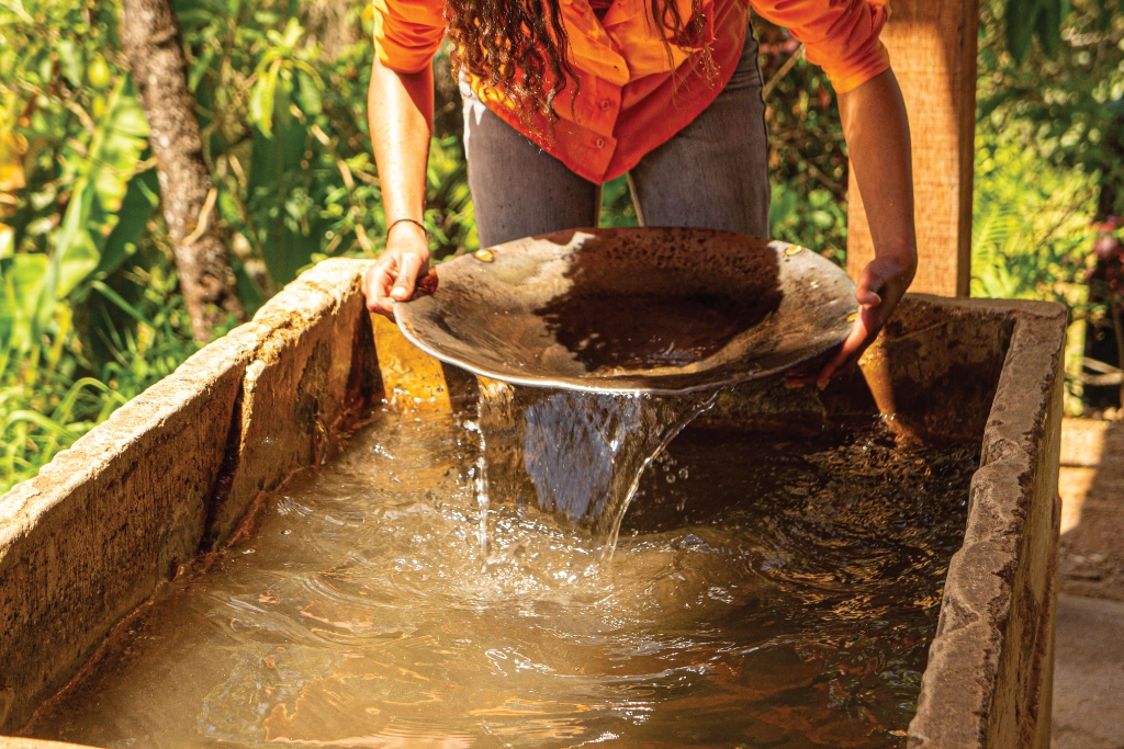 Panning for gold Panning for gold
